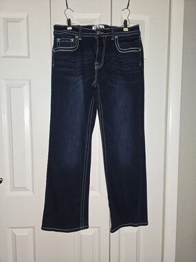 Women’s Boot Cut Jeans - Dark Blue